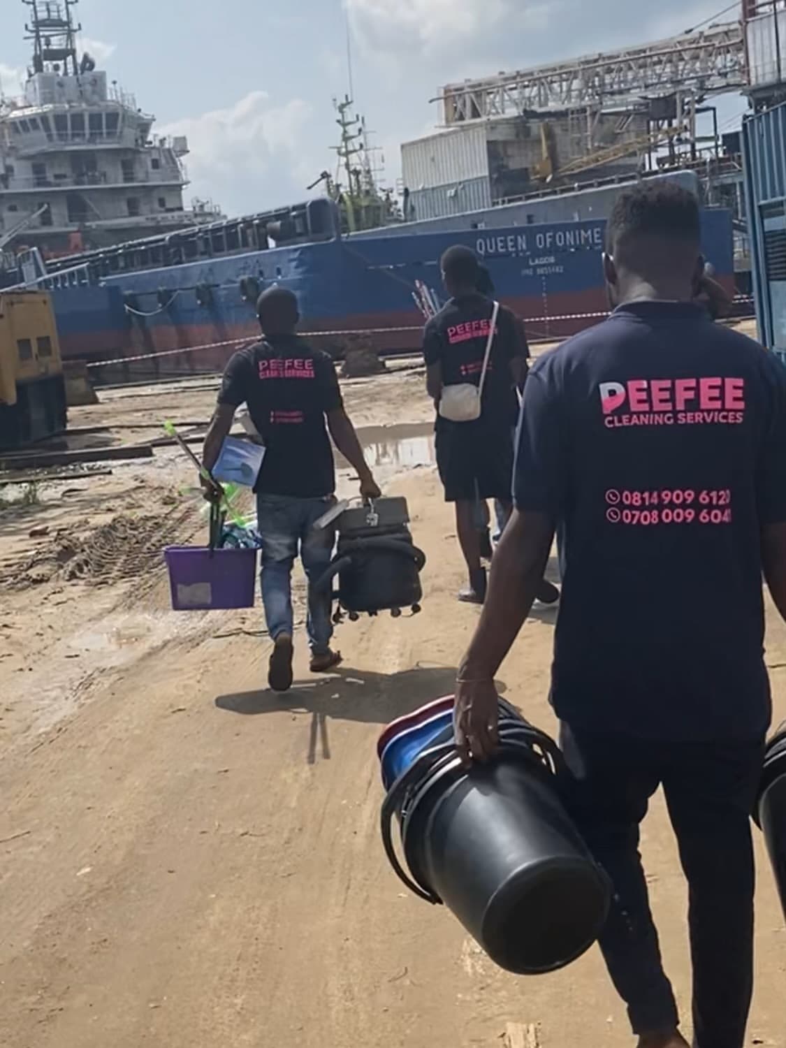 PeeFee commercial cleaning project